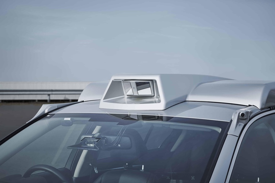 Cảm biến LiDAR trên nóc xe, nền tảng cho các tính năng hỗ trợ lái thông minh thế hệ mới.