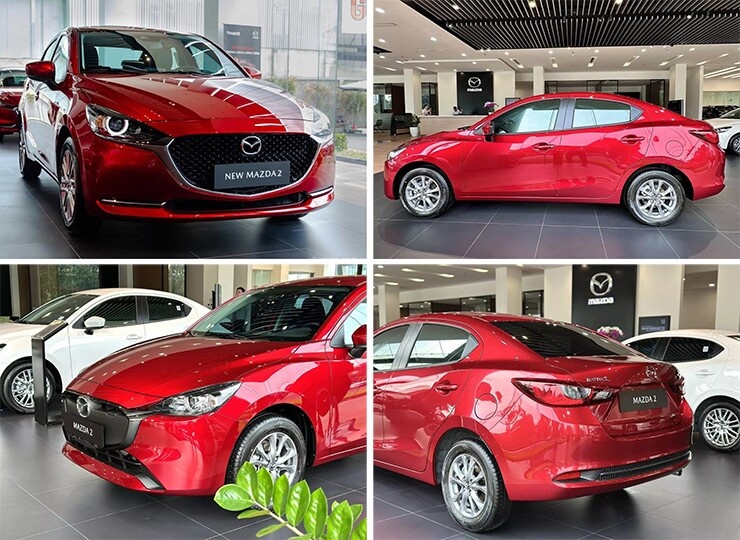 Thiết kế đầu xe Mazda2 với lưới tản nhiệt mới