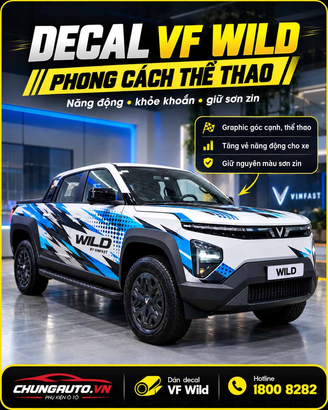 Decal VF Wild thể thao