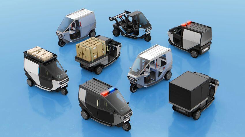 Hyundai E3W sẽ có nhiều nhiệm vụ như giao hàng chặng cuối, dịch vụ gọi xe hoặc vận chuyển hành khách.