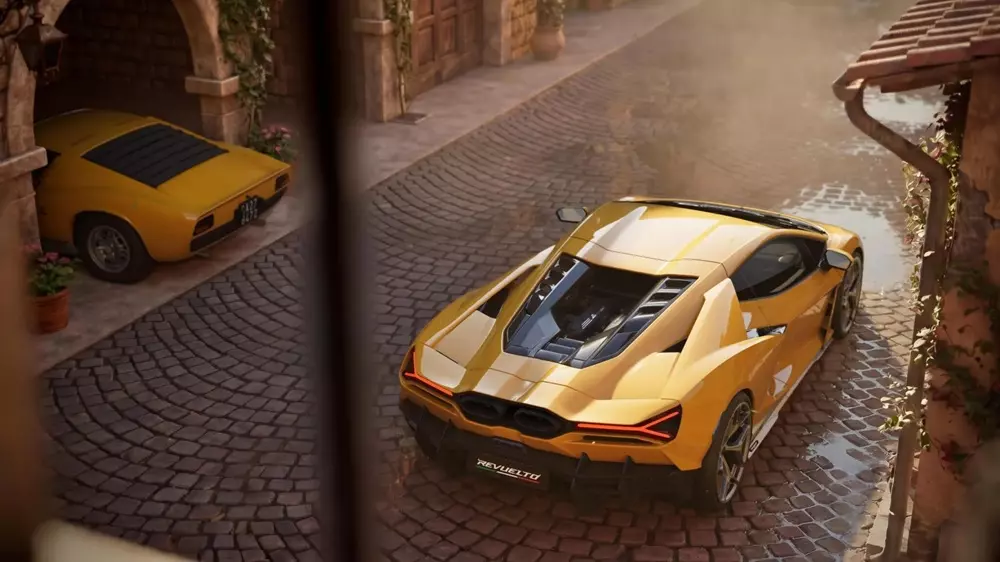 Lamborghini Revuelto Miura 60° Homage được trang bị ống xả màu đen nhám