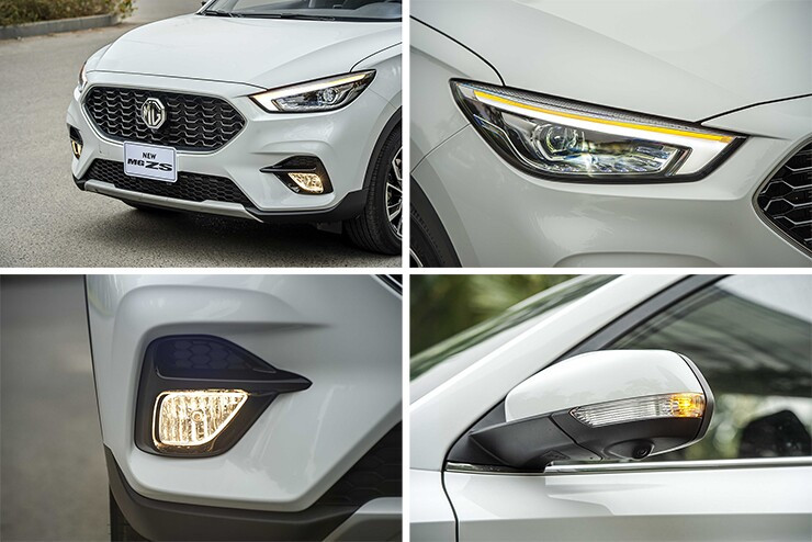 Cụm đèn chiếu sáng LED sắc sảo trên MG ZS 2026