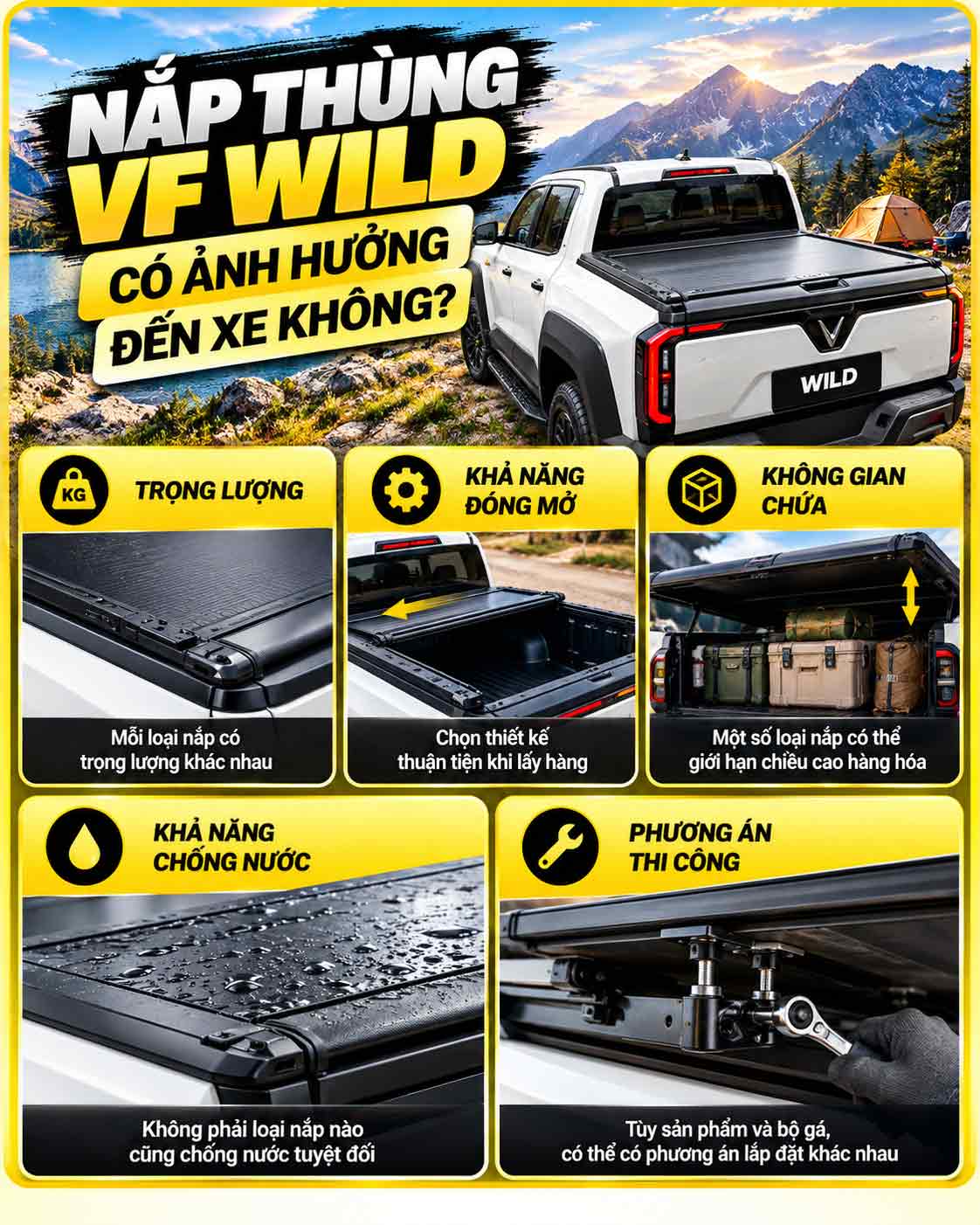 Nap thung vf wild co anh huong den xe