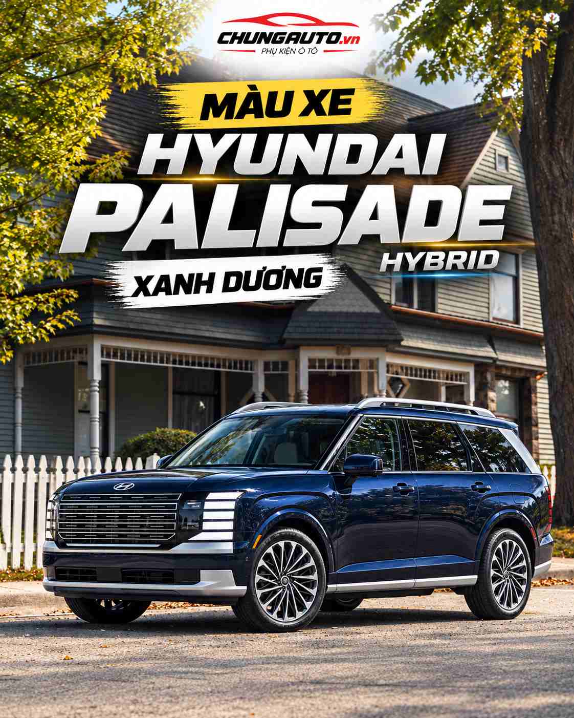Màu xe Hyundai Palisade Hybrid Xanh dương