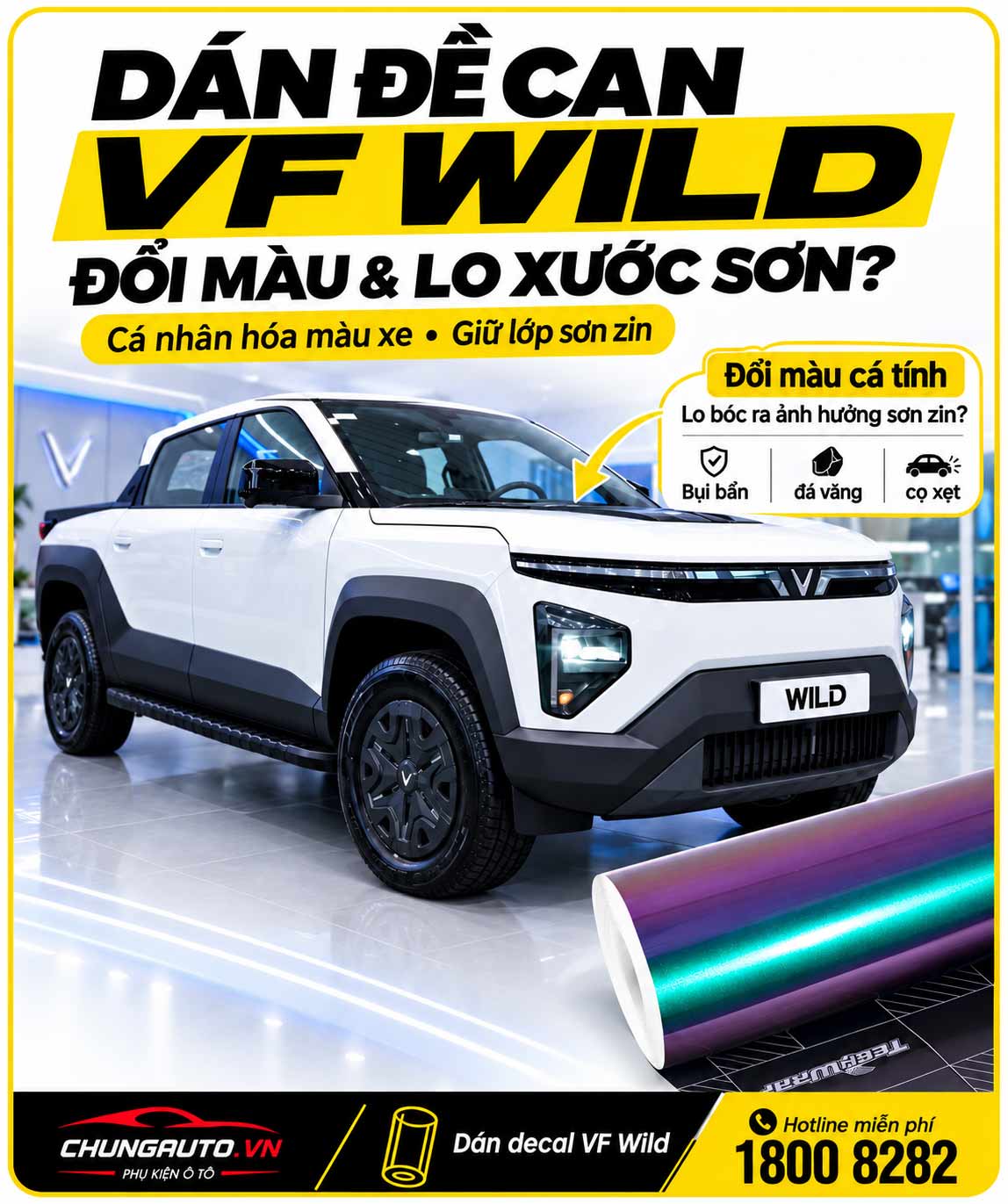 Dán decal VF Wild - ảnh 1