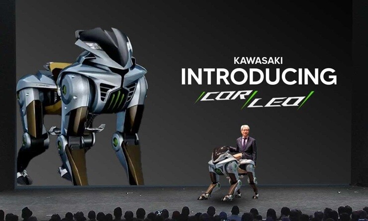 Kawasaki khiến cả thế giới bất ngờ với robot 4 chân chạy bằng hydro, cưỡi như ngựa - 3