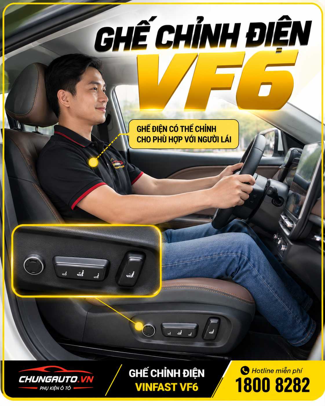 Kiểm tra ghế chỉnh điện VF6