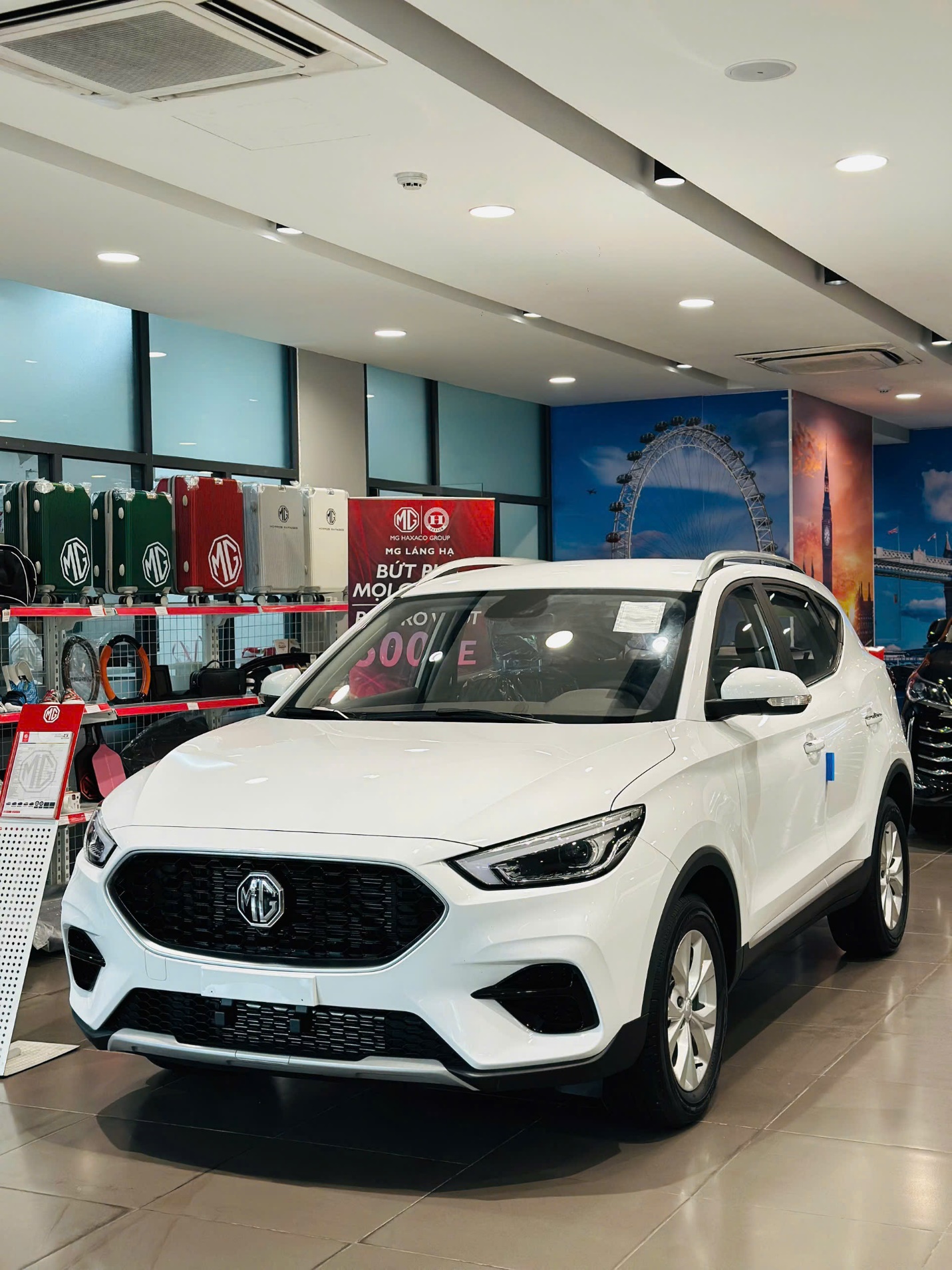 MG ZS có giá sau chiết khấu dao động từ 378 triệu đồng bản STD đến 438 triệu đồng bản LUX. Nguồn ảnh MG Láng Hạ.
