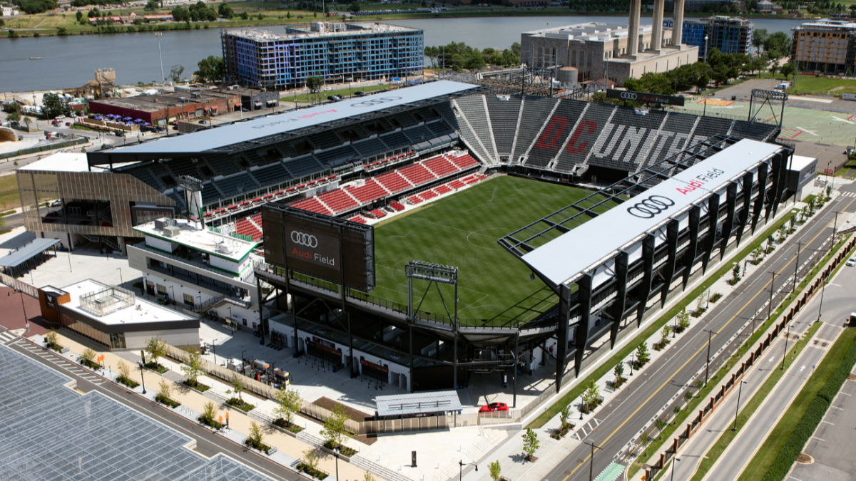 Sân vận động Audi Field. Ảnh: Skylines Scenes.
