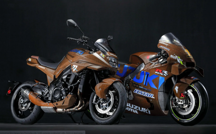 Dàn áo và chắn bùn bằng sợi lanh trên Suzuki GSX-R1000R