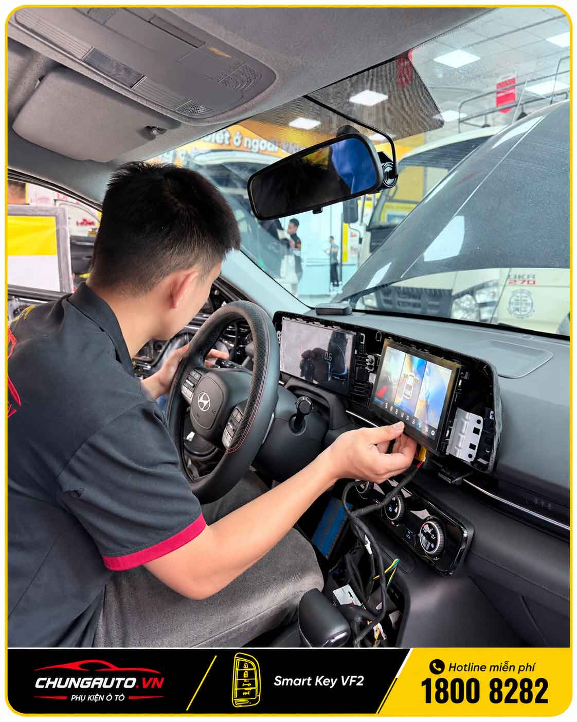 Lắp đặt đồ chơi cho xe