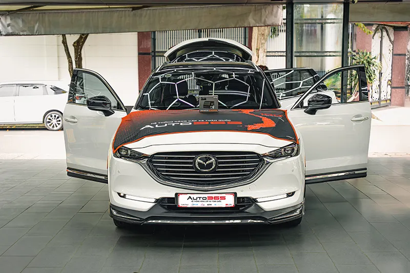 Mazda CX-8 2022 Luxury sau khi lắp camera hành trình