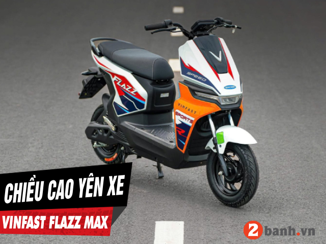 Chiều cao yên xe vinfast flazz max - 1