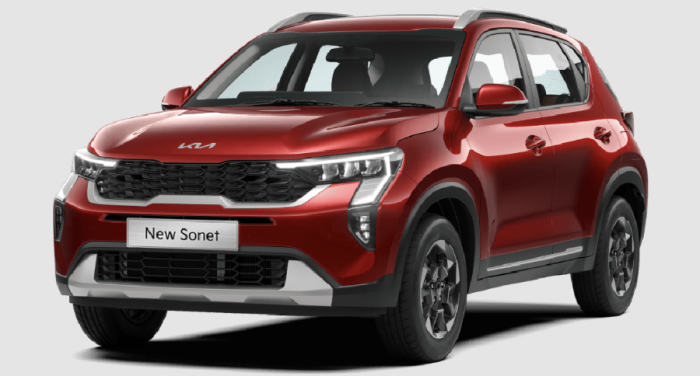 Kia Sonet hybrid và ảnh động cơ