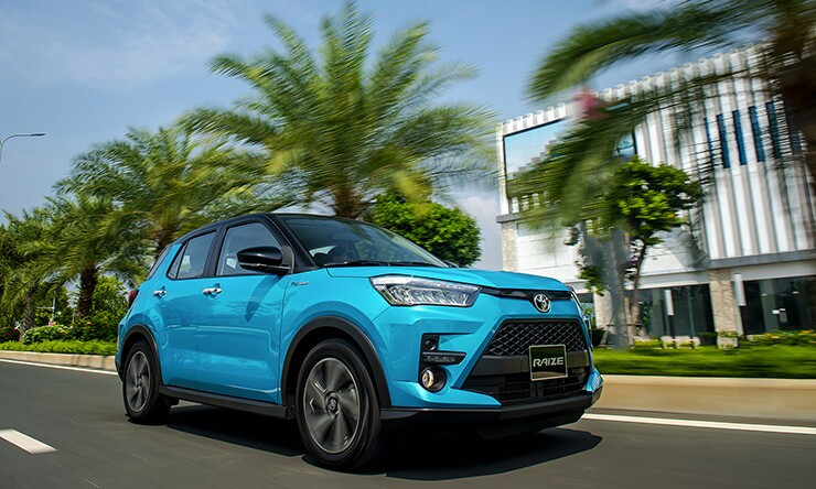 Toyota Raize vận hành trên đường