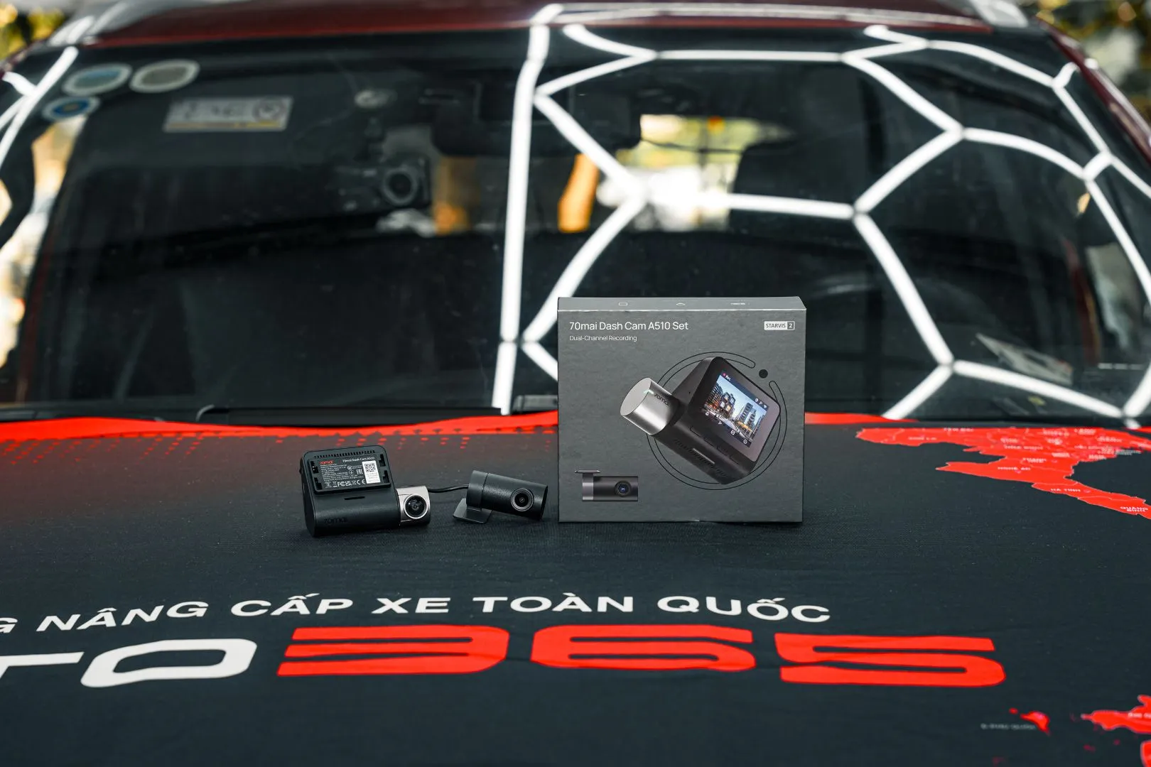 Cận cảnh hộp sản phẩm 70mai A510 tại Auto365.vn - Trụ Sở Chính