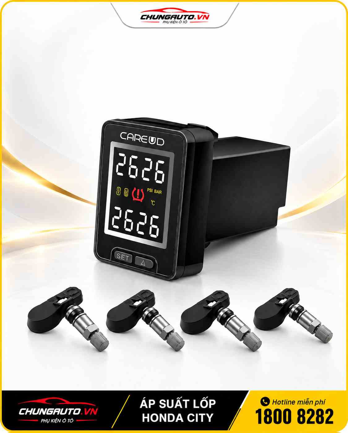 Dòng áp suất lốp cắm lỗ chờ Honda City