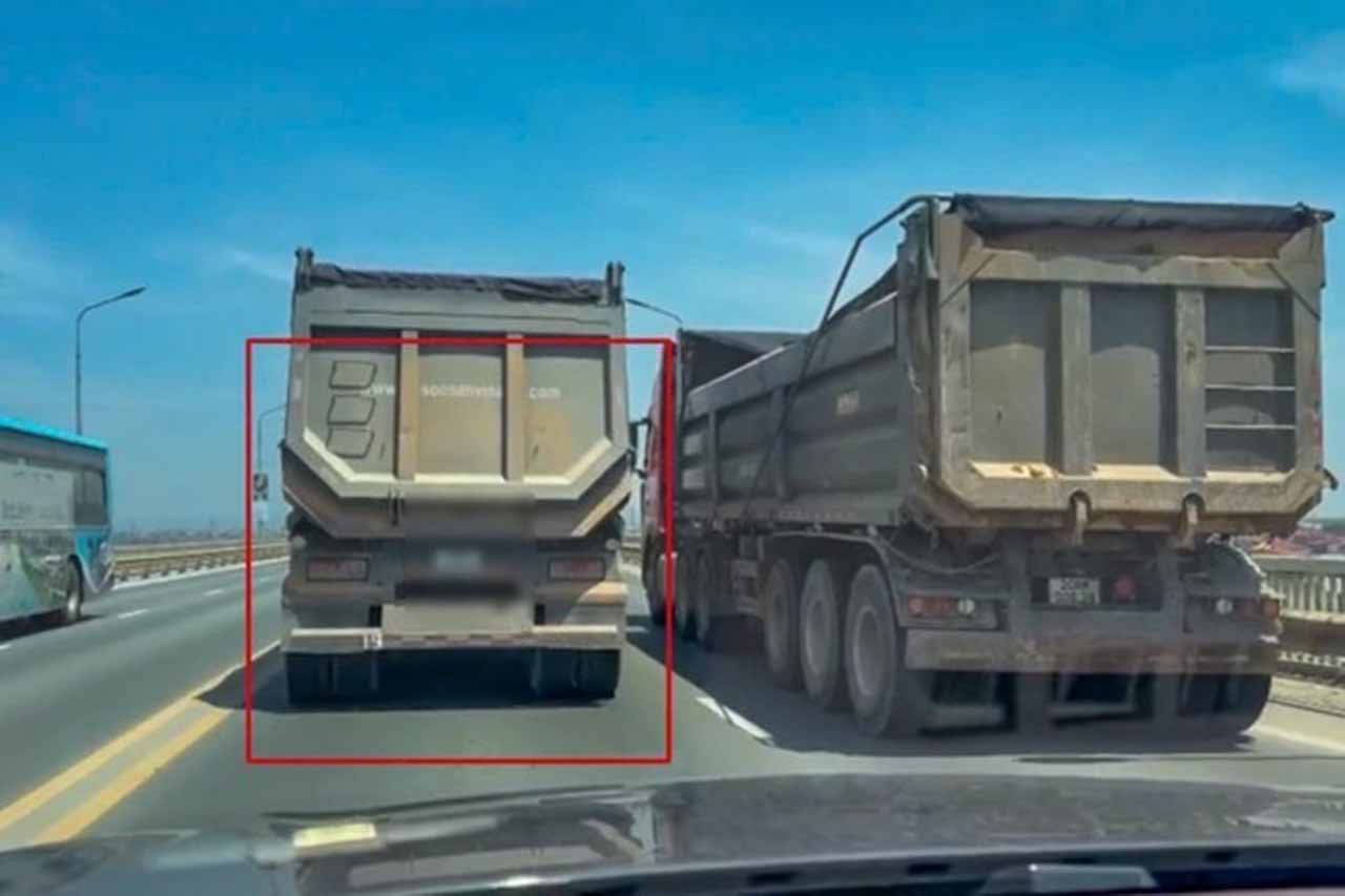 Một trường hợp chạy chậm 'rùa bò' trên cao tốc bị xử lý. Ảnh: Phòng CSGT Công an Hà Nội