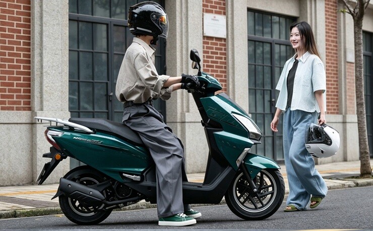 Honda trình làng xe ga NS125GU: Có cả ABS, giá từ 32 triệu đồng - 4