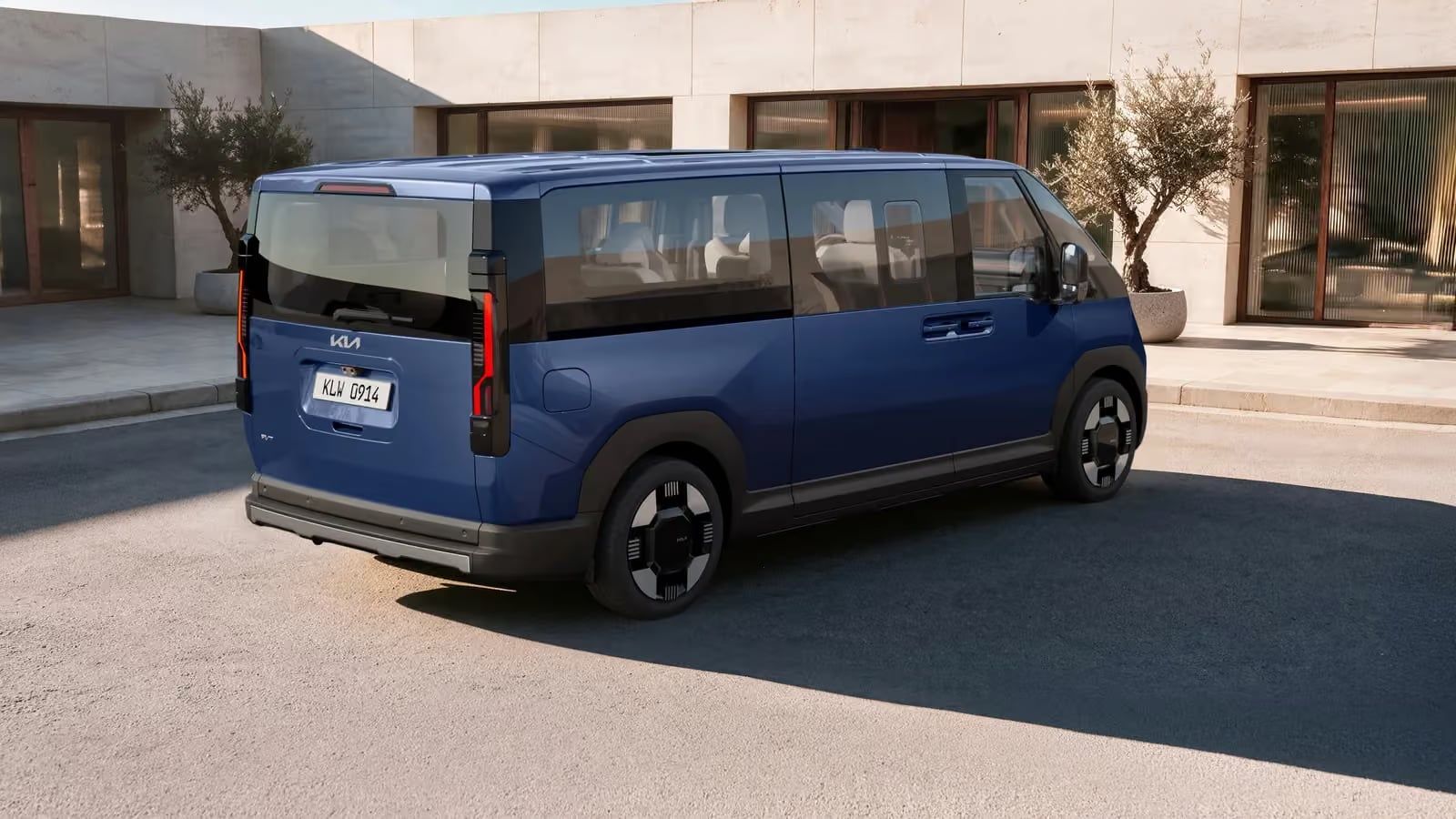 Kia PV7 có kích thước dài tới 5,35m