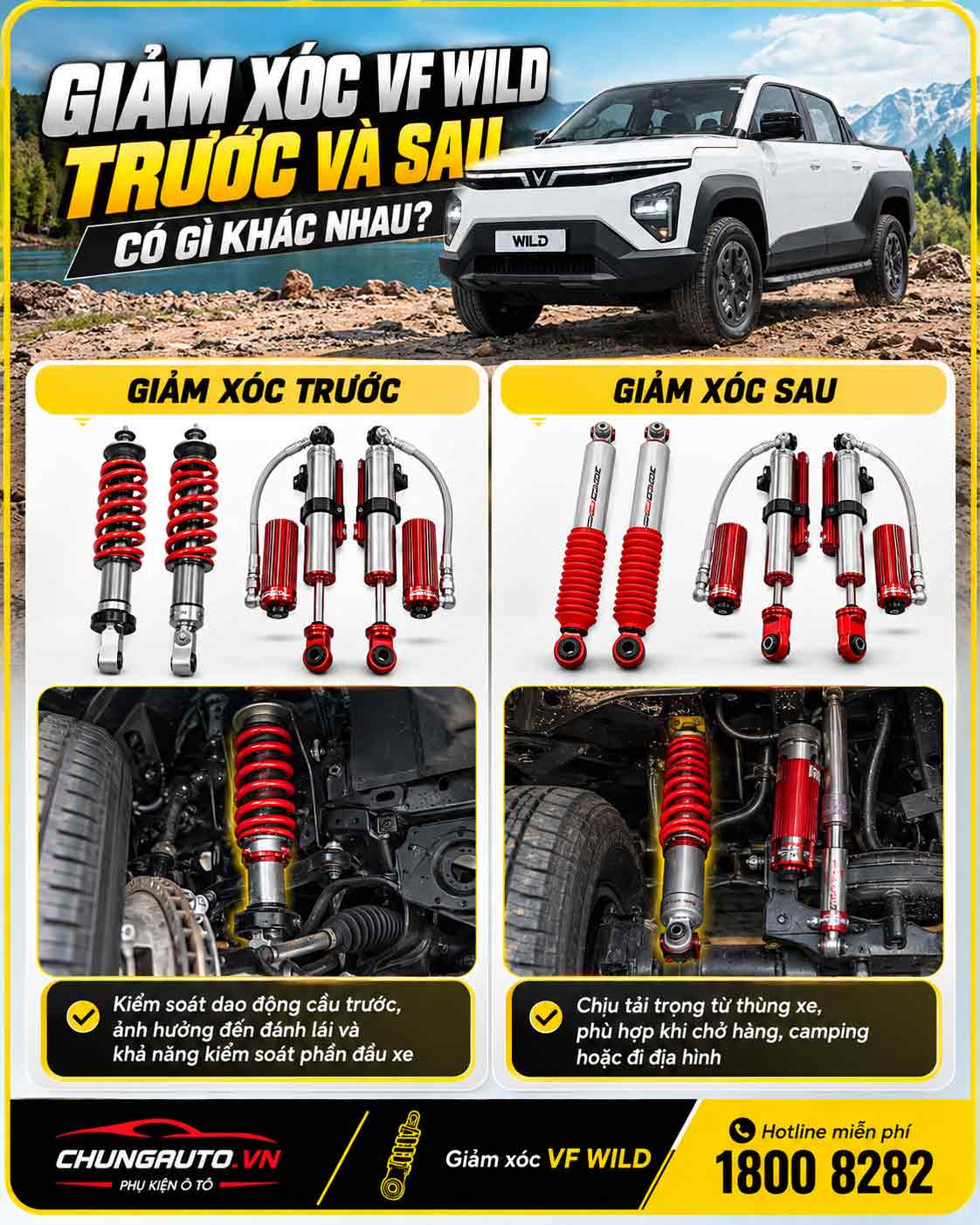 Giam xoc truoc sau vf wild
