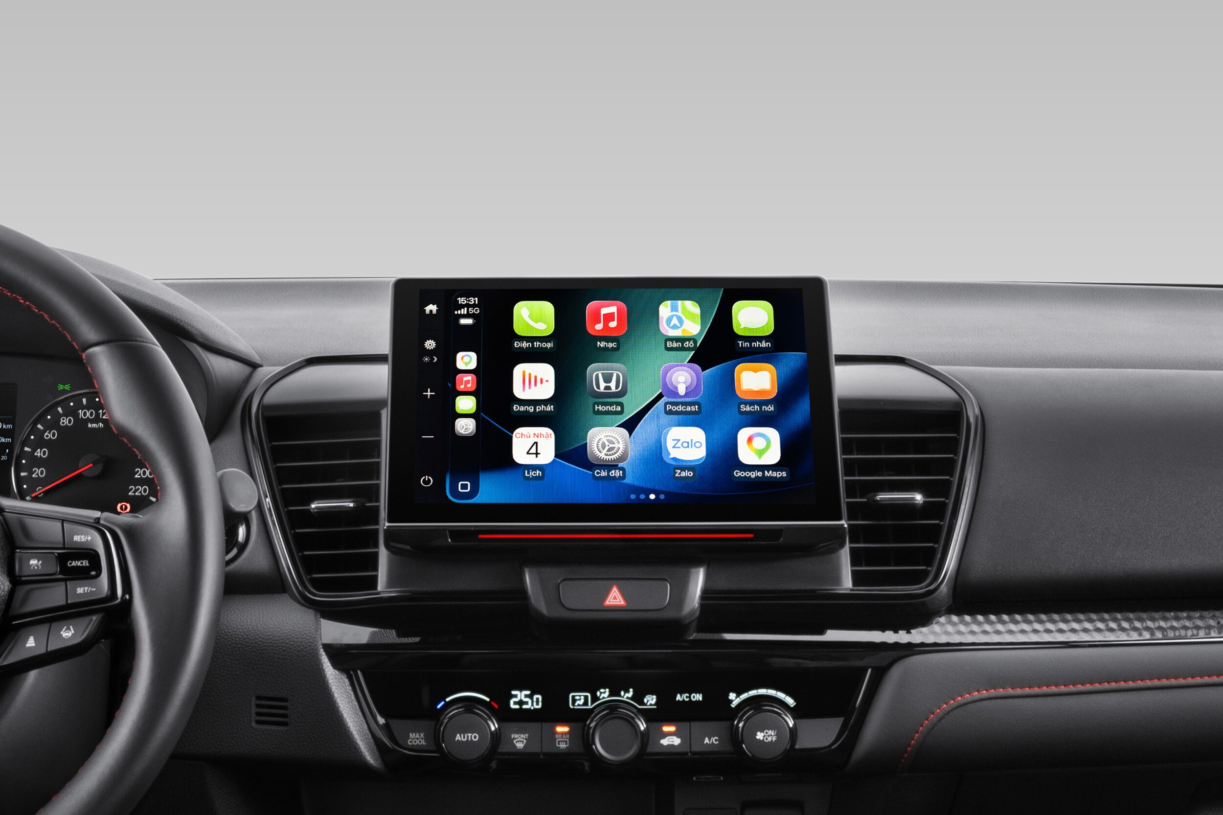 Honda City còn có hệ thống kết nối Honda CONNECT.