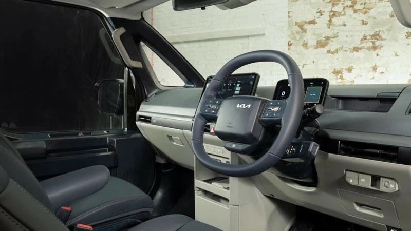 Nội thất của Kia PV5 Cargo.