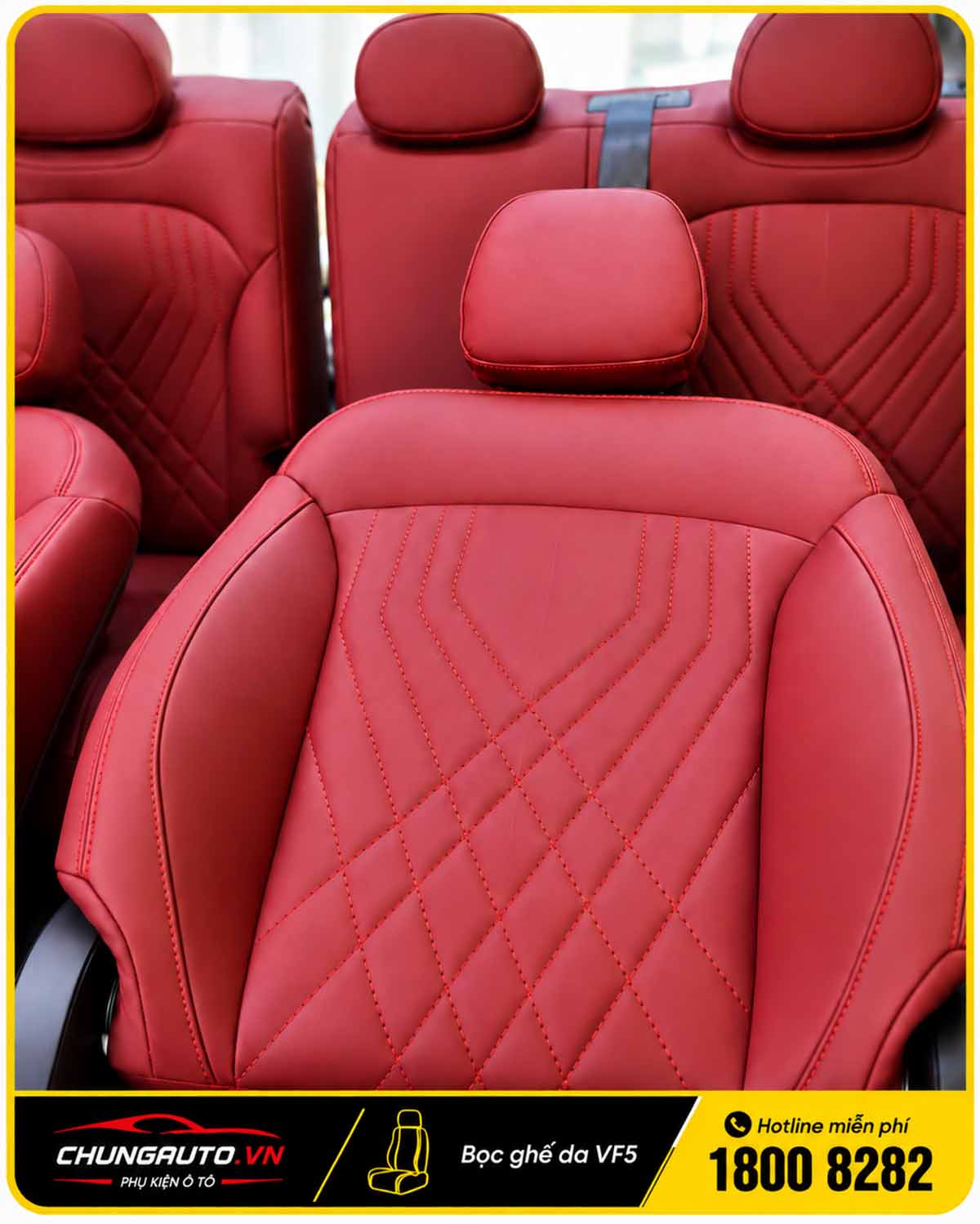 Bọc ghế da VF5 da Nappa tại ChungAuto
