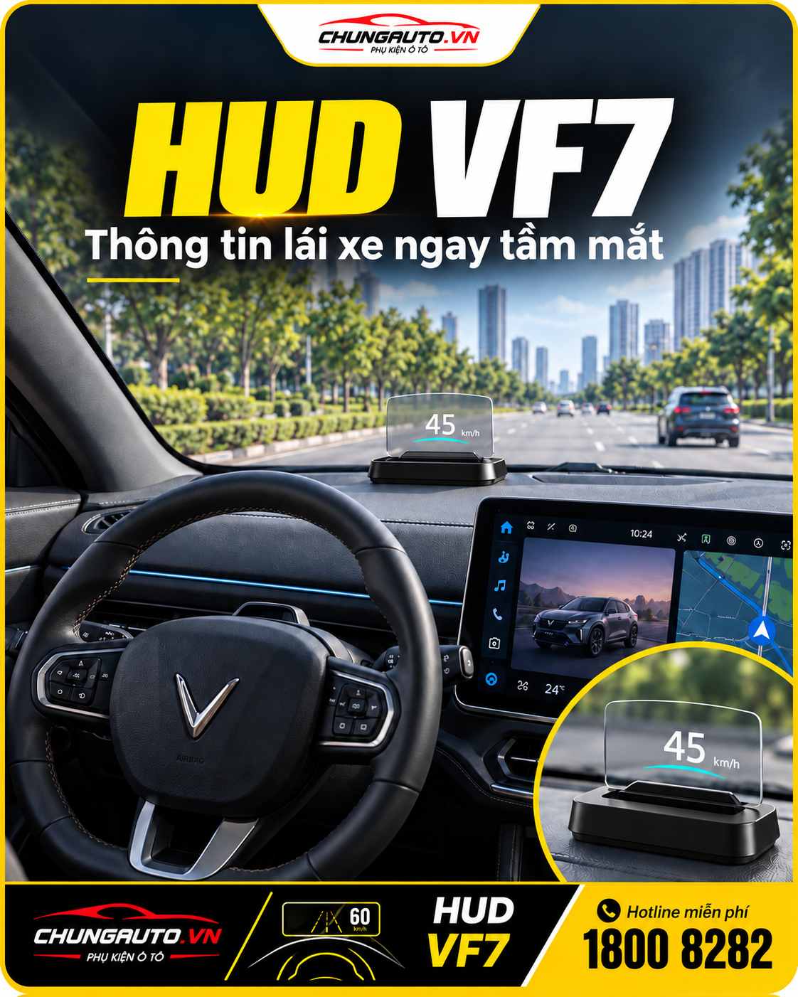 Lắp HUD VF7