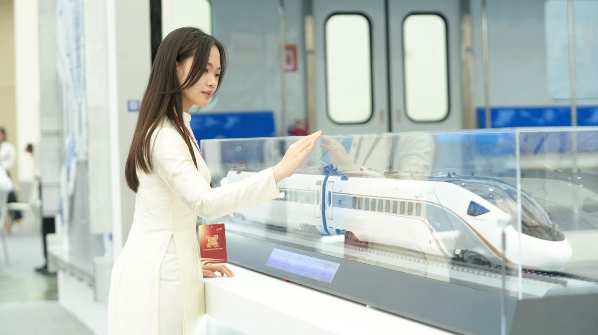 Một mô hình được trưng bày tại triển lãm