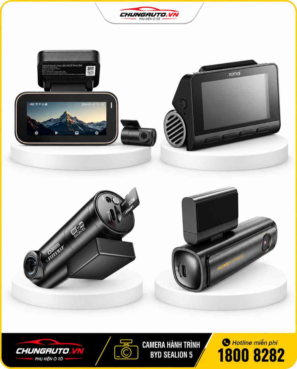 Camera hành trình BYD Sealion 5 cận cao cấp