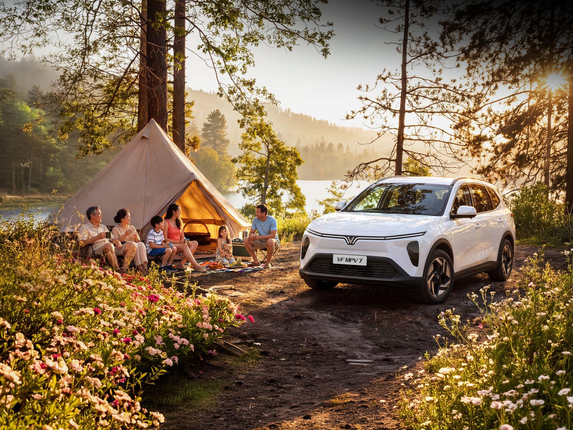 Từ xe xăng 5 chỗ lên VinFast VF MPV 7: Đủ chỗ cho ba thế hệ, sạc xe 0 đồng - 1