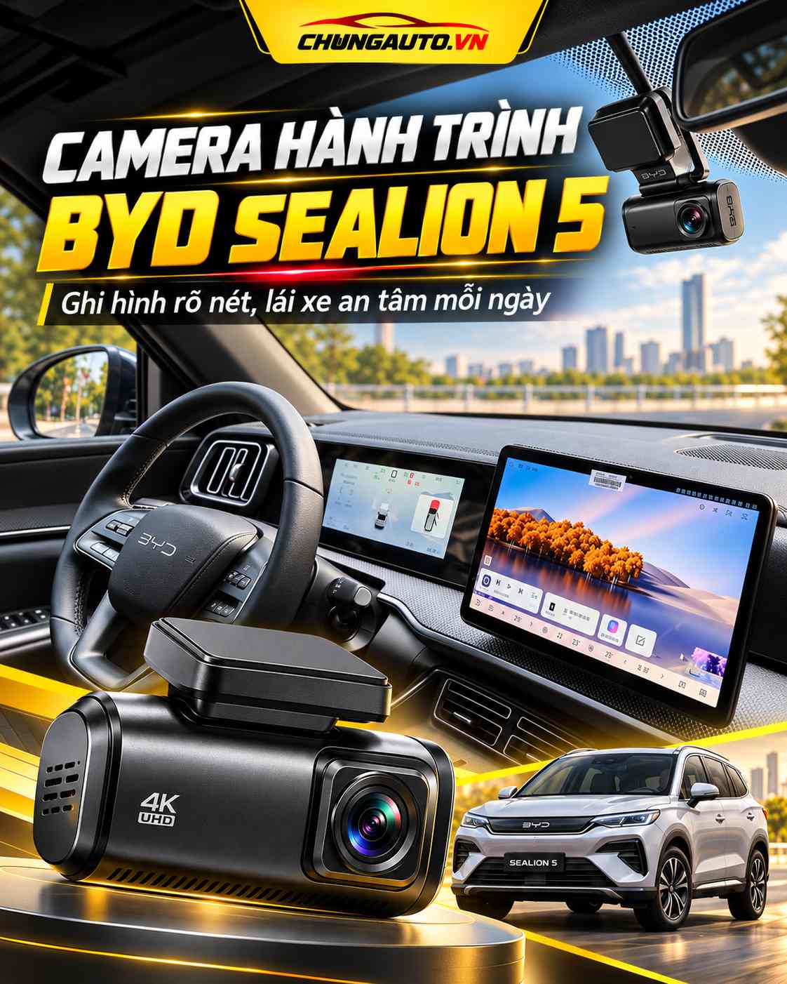 Camera hành trình BYD Sealion 5
