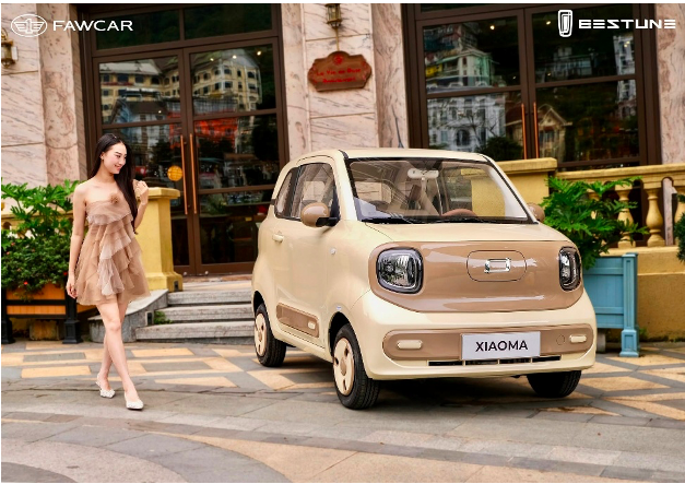 Kích thước nhỏ gọn giúp xe linh hoạt xoay trở và thuận tiện tìm bãi đỗ trong không gian đô thị. ( ảnh: Fawcar Việt Nam)