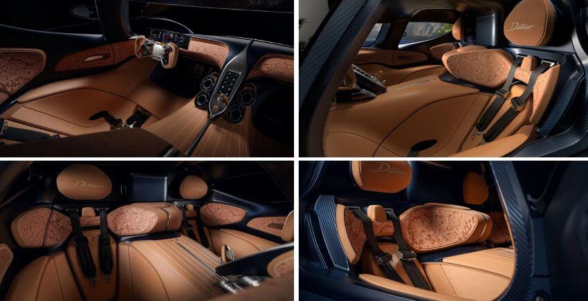 Khoang nội thất tiếp tục là nơi Bugatti thể hiện khả năng chế tác thủ công.