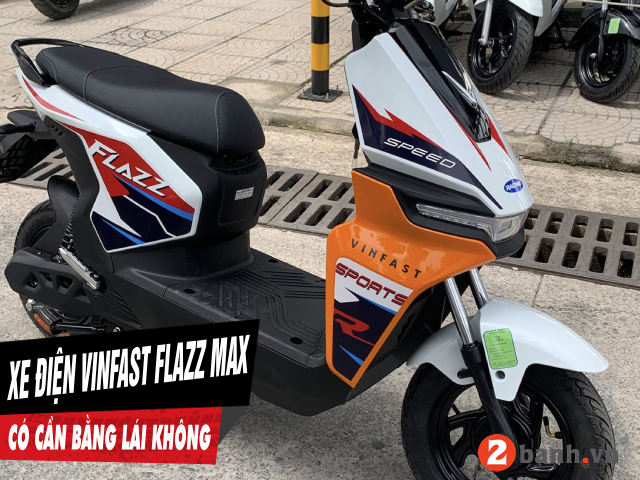 Xe điện vinfast flazz max đi có cần bằng lái không - 1