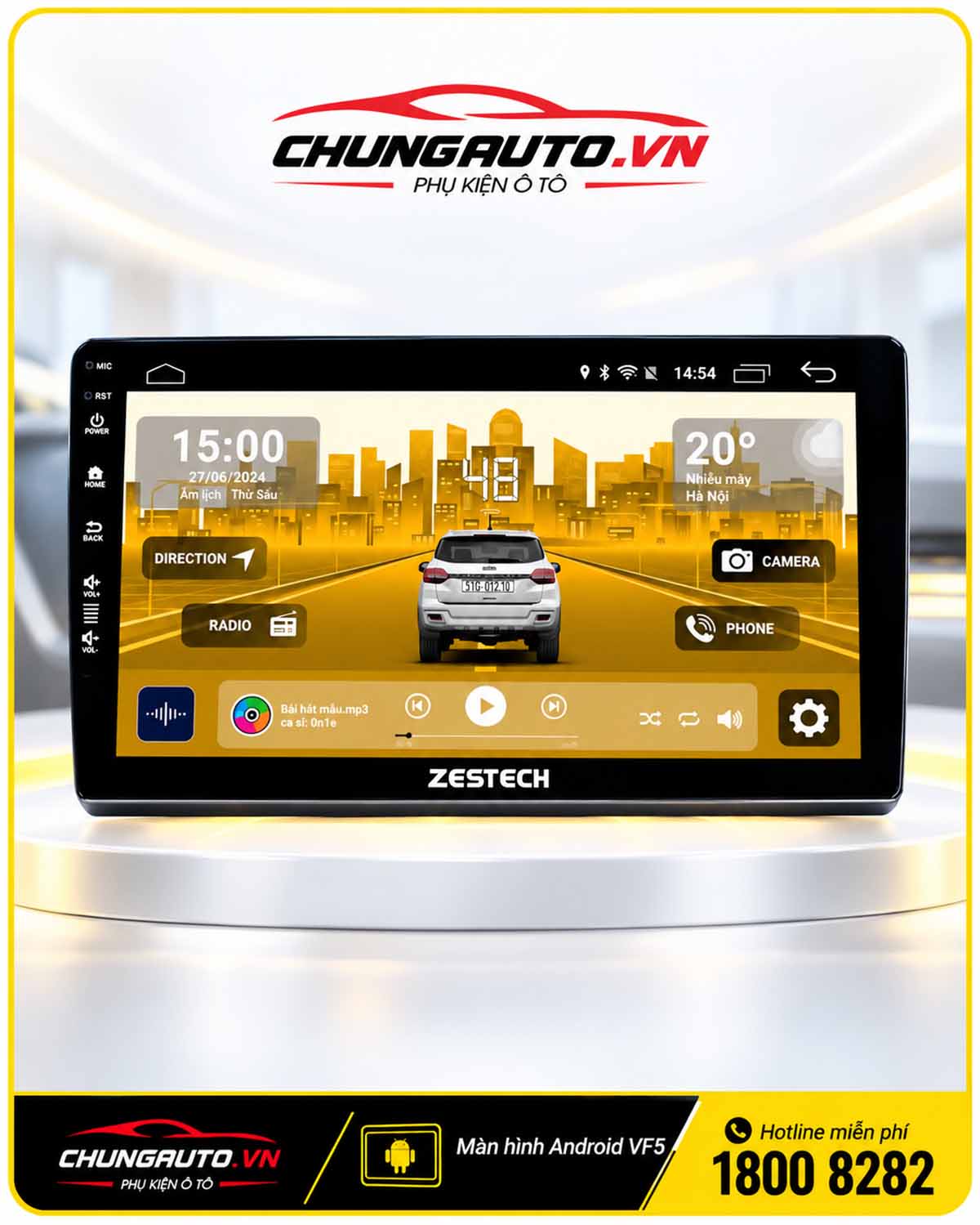 Màn hình Android VF5 Zestech