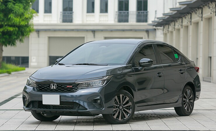 Đuôi xe Honda City với cụm đèn hậu LED sắc sảo