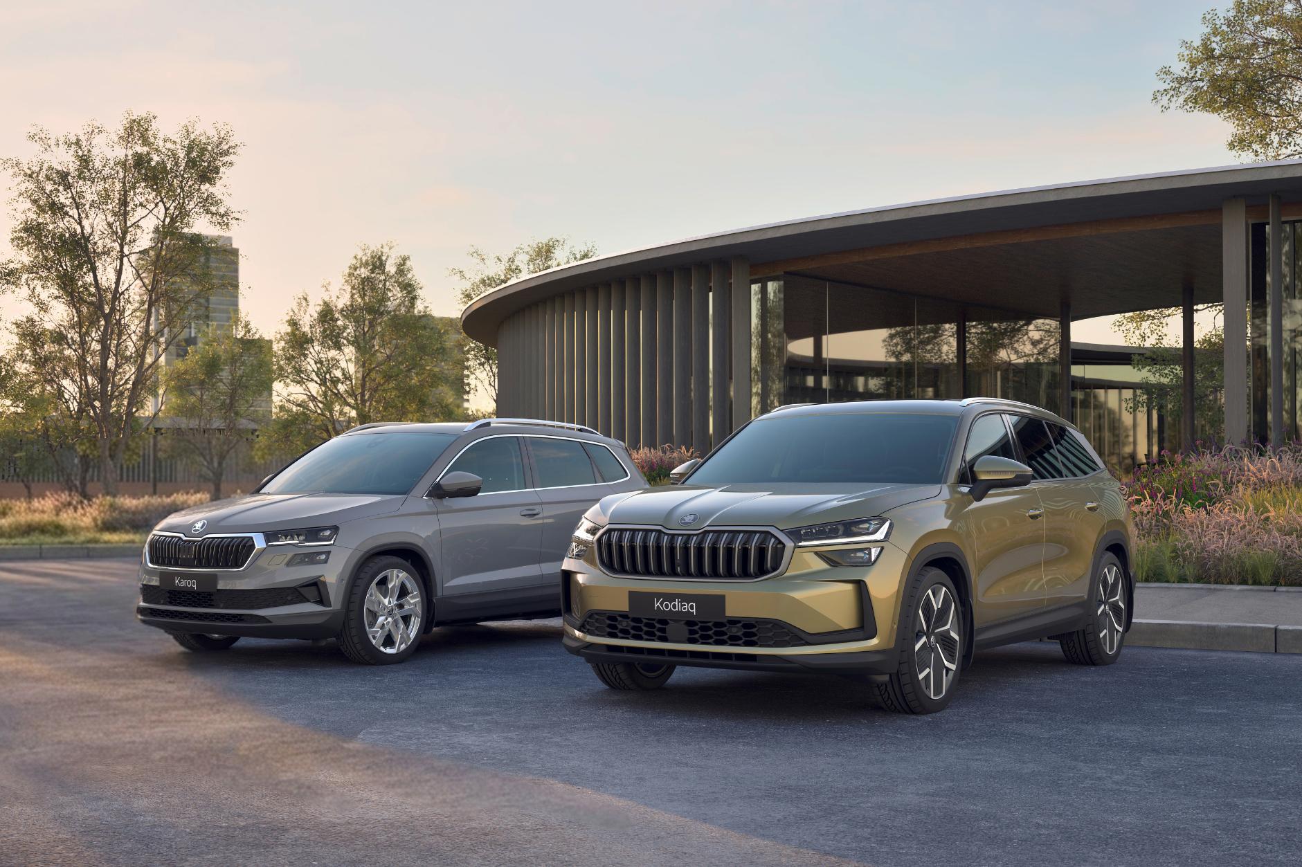 Karoq và Kodiaq là hai mẫu xe nhập khẩu nguyên chiếc từ châu Âu của Skoda tại Việt Nam.
