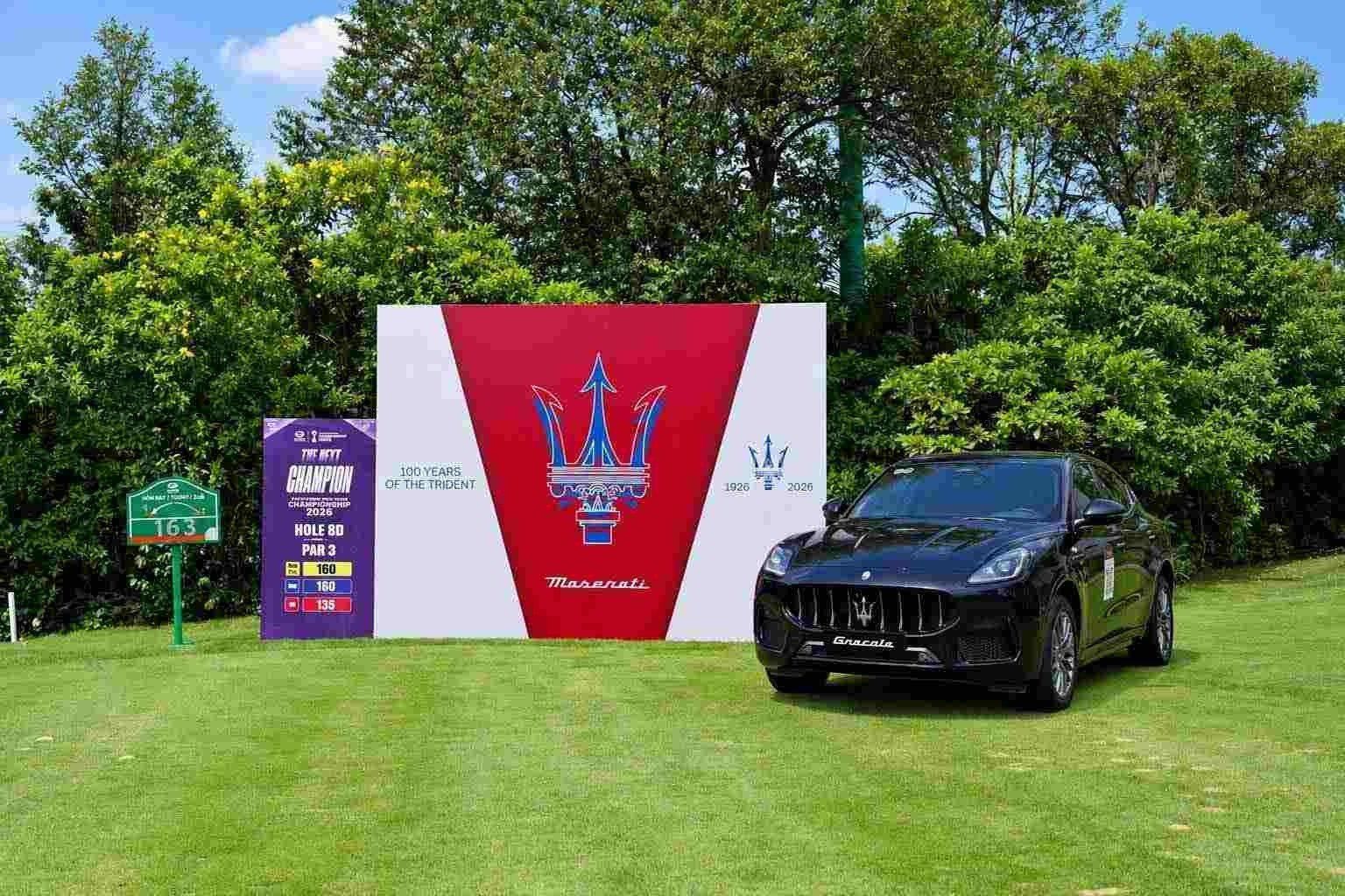 Maserati Grecale, phần thưởng HIO trị giá gần 4 tỷ đồng, được trưng bày tại hố 8D