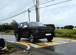 Hyundai SantaFe phiên bản nâng cấp chạy thử nghiệm trên đường phố