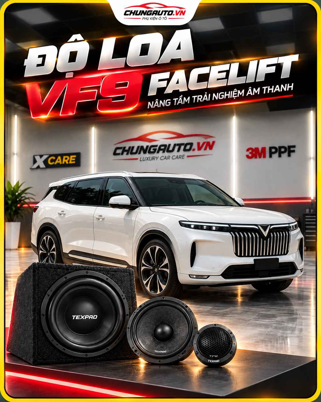 Độ loa VF9 Facelift