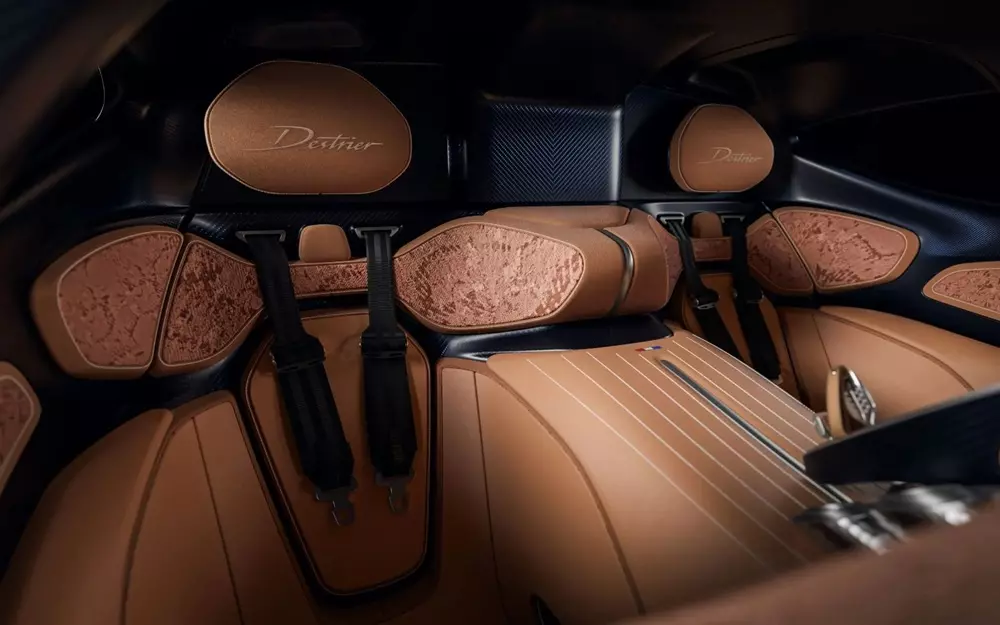 Bugatti Destrier chỉ được trang bị nội thất 2 chỗ ngồi