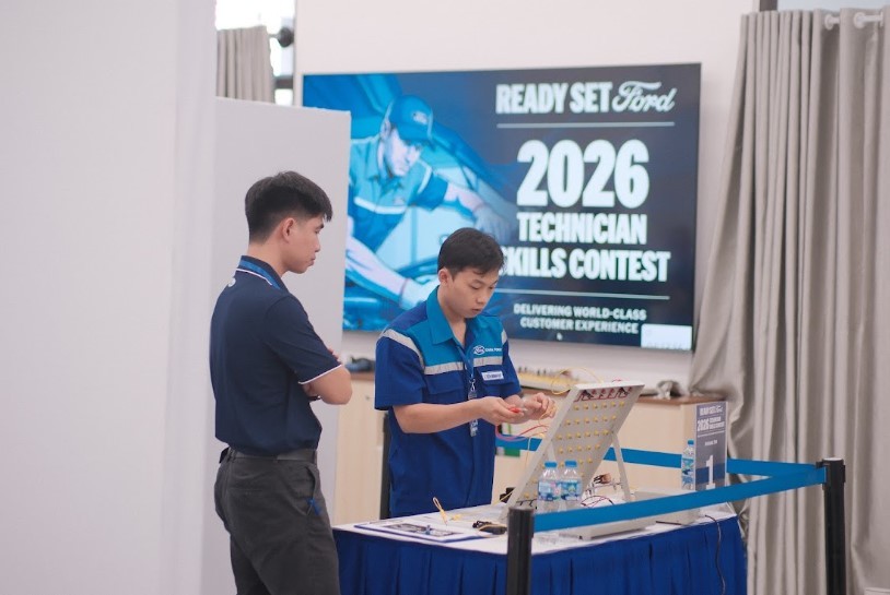 Ford Việt Nam tổ chức Hội thi Tay nghề Kỹ thuật Toàn quốc 2026, tập trung nâng cao năng lực dịch vụ sau bán hàng ảnh 2