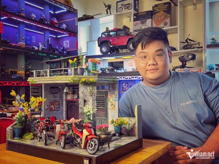 Đam mê làm mô hình xe đồ chơi từ nhỏ