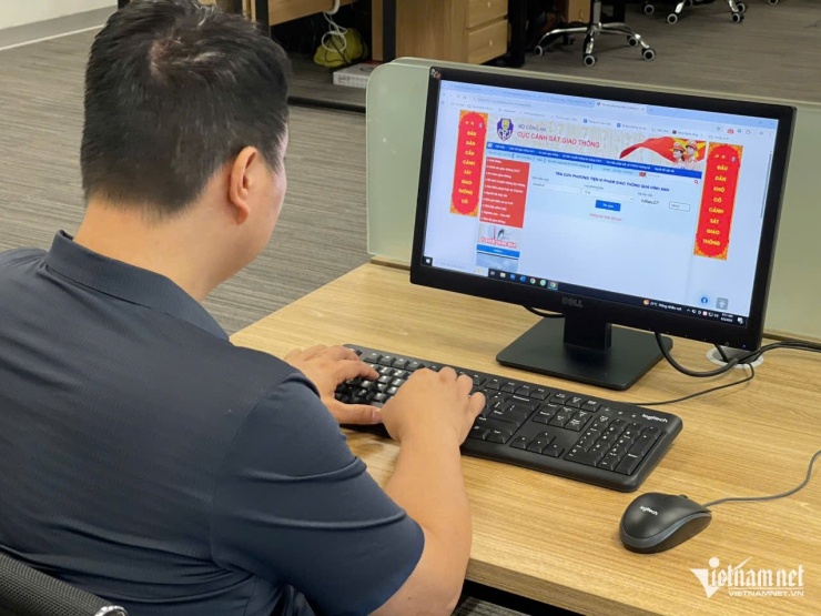 Chủ xe nên thường xuyên tra cứu thông tin phạt nguội và kịp thời xác minh, làm rõ hành vi vi phạm (nếu có). Ảnh: Hoàng Hiệp.