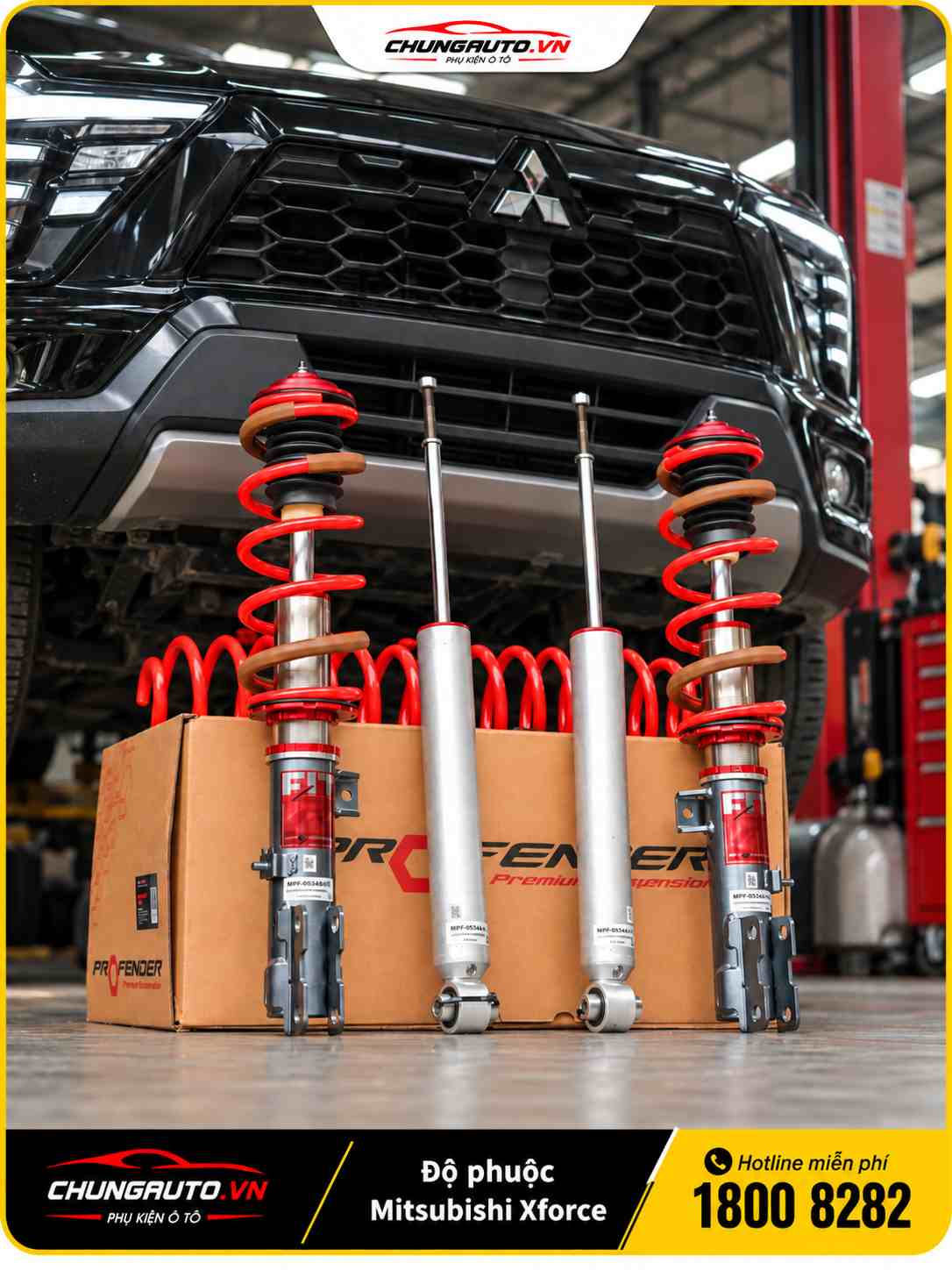 Bộ độ phuộc Mitsubishi Xforce Profender FitZ