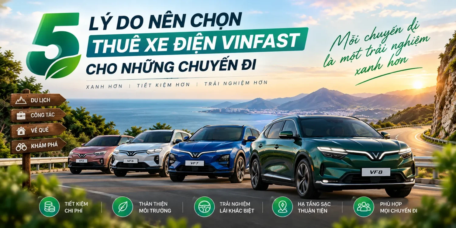 Thuê xe điện Vinfast