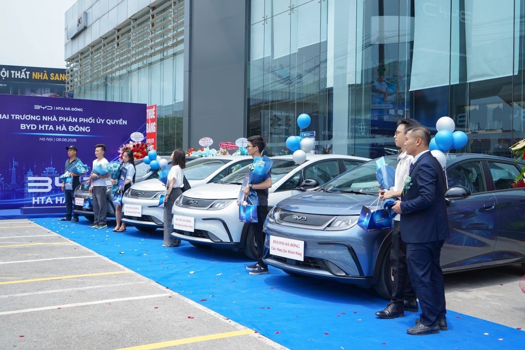 BYD Việt Nam khai trương Showroom BYD HTA Hà Đông