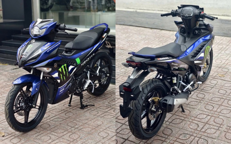 Yamaha Exciter 155 Monster mặt nạ và tem trang trí